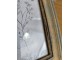 Dřevěný fotorámeček s modrou patinou - 15*2*19 cm / 9*13 cm