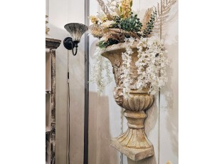 Béžový nástěnný květináč s anděly v barokním stylu Baroque - 54*27*76cm