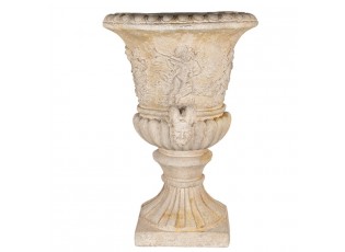 Béžový nástěnný květináč s anděly v barokním stylu Baroque - 54*27*76cm