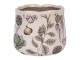 Keramický obal na květináč zelenina The Kitchen Garden S - Ø 14*12 cm Clayre & Eef