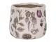 Keramický obal na květináč zelenina The Kitchen Garden S - Ø 14*12 cm Clayre & Eef