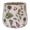 Keramický obal na květináč zelenina The Kitchen Garden L - Ø 21*19 cm