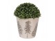 Béžový obal na květináč se stromky Natural Pine Trees XL - Ø 21*20 cm