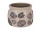 Keramický květináč s dýněmi Country Style Pumpkin S - Ø 12*10 cm Clayre & Eef