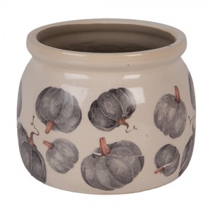 Keramický květináč s dýněmi Country Style Pumpkin S - Ø 12*10 cm