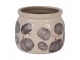 Keramický květináč s dýněmi Country Style Pumpkin S - Ø 12*10 cm Clayre & Eef