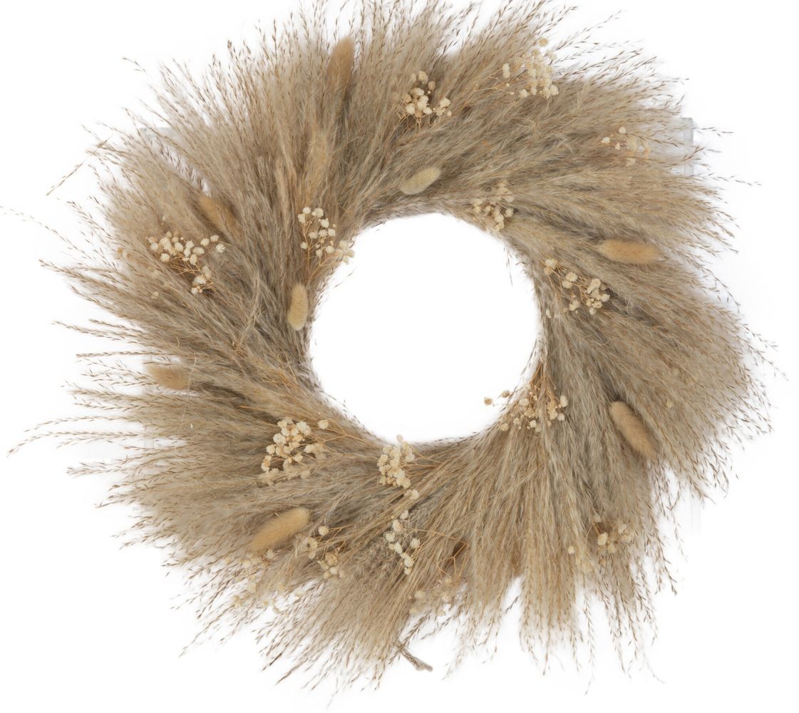 Přírodní věnec ze sušených rostlin Branches - Ø 50*7 cm