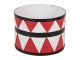 3ks kovový dekorační buben Christmas Drum - Ø 47*32 / Ø 39*28 / Ø 31*22 cm