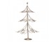 Zlatá antik kovová dekorace stromek Christmas tree - Ø 46*75 cm
