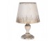 Béžová antik kovová stolní lampa Aurélia - Ø 32*47 cm E27/ma* 1*60W