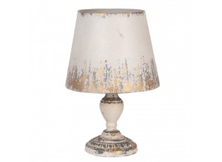 Béžová antik kovová stolní lampa Aurélia - Ø 32*47 cm E27/ma* 1*60W