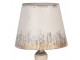 Béžová antik kovová stolní lampa Aurélia - Ø 32*47 cm E27/ma* 1*60W