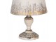 Béžová antik kovová stolní lampa Aurélia - Ø 32*47 cm E27/ma* 1*60W
