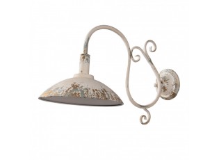 Béžová antik kovová nástěnná lampa Xavièrra - 49*23*27 cm E14/ma* 1*25W