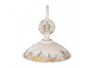 Béžová antik kovová nástěnná lampa Xavièrra - 49*23*27 cm E14/ma* 1*25W