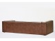 Tmavě hnědá textilní pohovka Sorrel - 280*99*68 cm