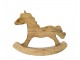 Dekorace houpací koník z mangového dřeva Horse - 17*2,5*14 cm Mars & More 