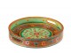 Dřevěný barevný kulatý podnos Mumbai mango wood - Ø 40*8 cm J-Line by Jolipa