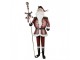 Veliká červená kovová socha Santa Claus s holí - 82*36*205 cm Clayre & Eef