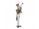 Veliká kovová figurka Louskáček Nutcracker s trubkou - 65*71*218 cm Clayre & Eef