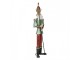 Veliká červeno-zelená kovová figurka Louskáček Nutcracker - 64*48*235 cm Clayre & Eef