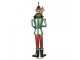 Veliká červeno-zelená kovová figurka Louskáček Nutcracker - 64*48*235 cm Clayre & Eef