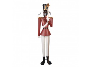 Veliká kovová figurka pes Louskáček Nutcracker - 50*41*189 cm