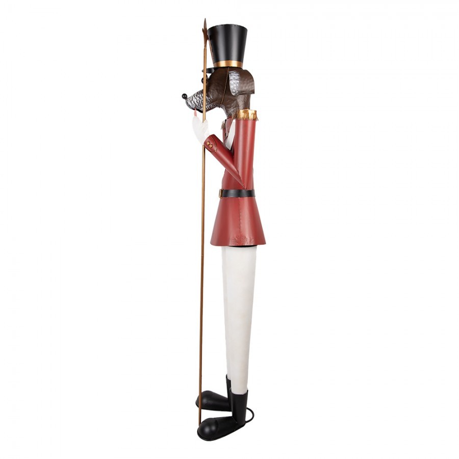Veliká kovová figurka pes Louskáček Nutcracker - 50*41*189 cm