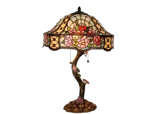 Stolní lampa Tiffany Flowers