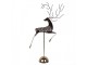 Dekorace socha Jelen ve skoku na podstavci Deer - 36*12*72 cm Clayre & Eef
