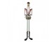 Veliká kovová socha Louskáček Nutcracker s bubnem - 38*47*183 cm Clayre & Eef