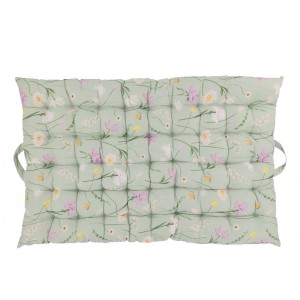 Zelená matrace s květy Aix Quilt Wild Flowers - 60*100 cm