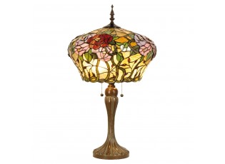 Stolní lampa Tiffany Roses