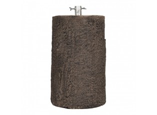 Hnědý stojan na stromek ve tvaru pařezu Christmas Tree - Ø 32*55 cm