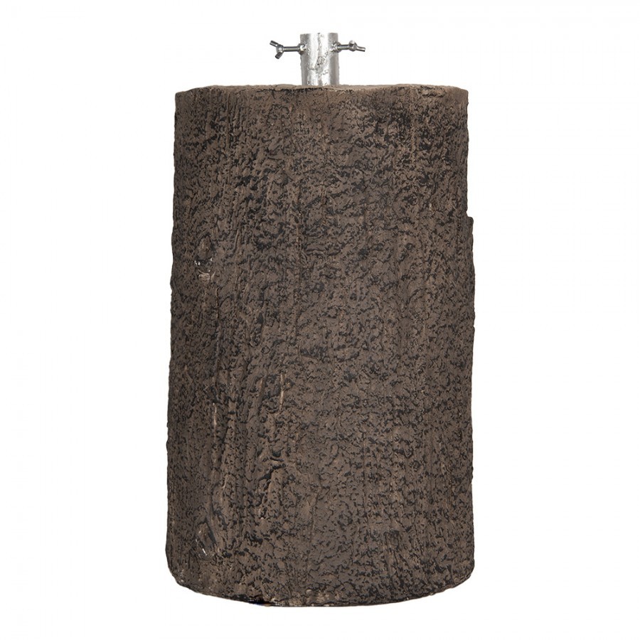 Hnědý stojan na stromek ve tvaru pařezu Christmas Tree - Ø 32*55 cm