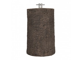 Hnědý stojan na stromek ve tvaru pařezu Christmas Tree - Ø 32*55 cm