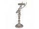 Zinkový antik kovový svícen jelen Deer - 17*14*42 cm Clayre & Eef