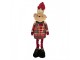 Christmas Decoration Figurine Bear 25x15x60 Cm Brown Textile - 25*15*60 cm Clayre & Eef