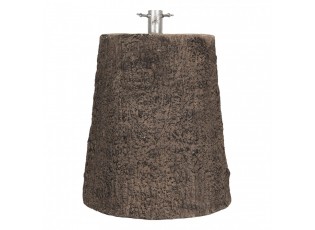 Hnědý stojan na stromek ve tvaru pařezu Christmas Tree - Ø 41*53 cm