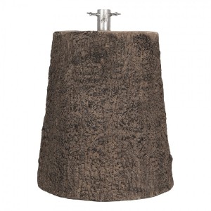 Hnědý stojan na stromek ve tvaru pařezu Christmas Tree - Ø 41*53 cm