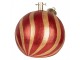 Červeno-zlatý stojan na stromek ve tvaru koule Christmas Bauble - 43*40*41 cm Clayre & Eef
