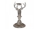 Zinkový antik kovový svícen jelen Deer - 17*14*30 cm Clayre & Eef