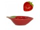 Červená miska ve tvaru jahůdky Strawberries M - 20*16*5 cm / 275 ml Clayre & Eef