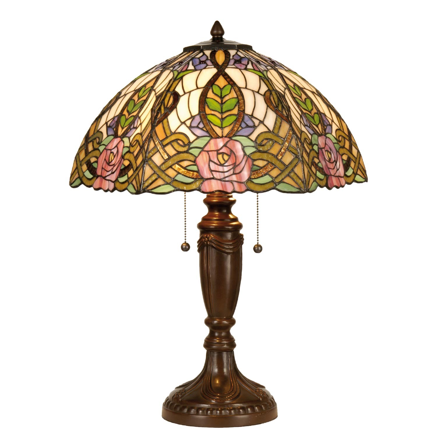Stolní lampa Tiffany Rose