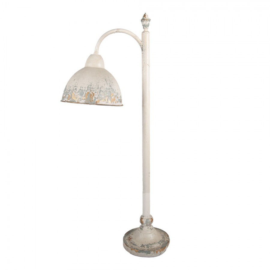 Stolní béžová vintage kovová lampa Thècle II - 36*20*77 cm