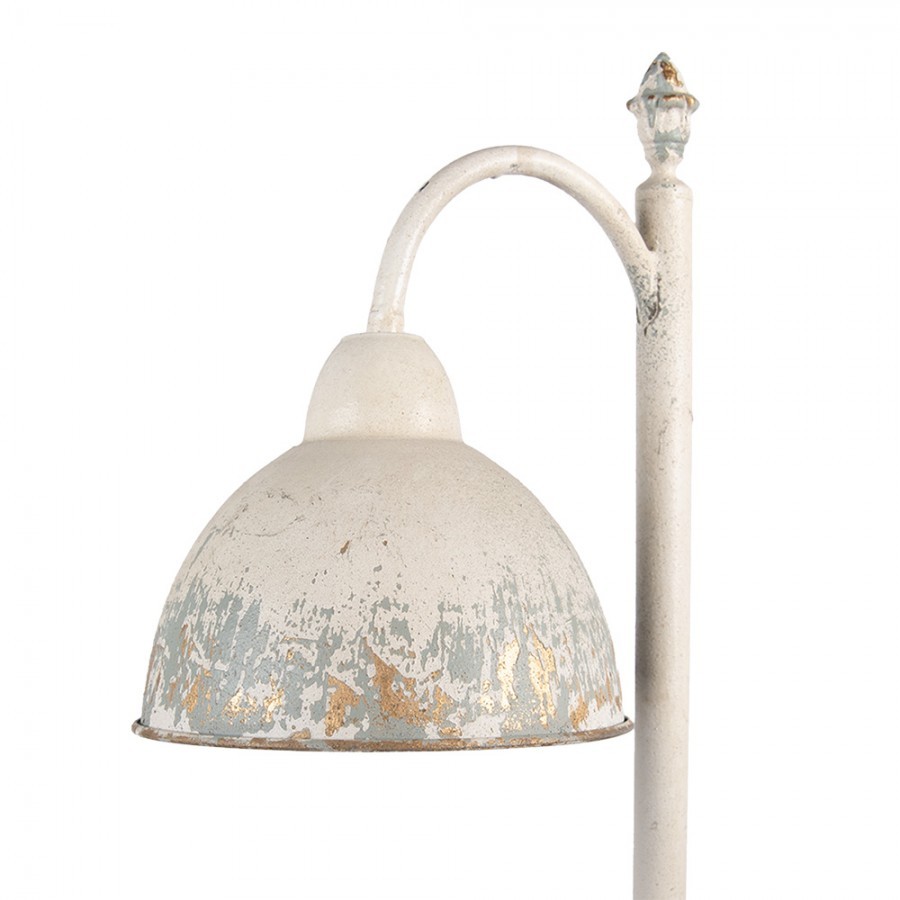 Stolní béžová vintage kovová lampa Thècle II - 36*20*77 cm