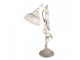 Stolní béžová vintage kovová lampa Thècle - 35*19*62 cm Clayre & Eef