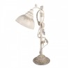 Stolní béžová vintage kovová lampa Thècle - 35*19*62 cm