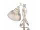 Stolní béžová vintage kovová lampa Thècle - 35*19*62 cm Clayre & Eef