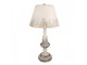 Béžová antik kovová stolní lampa Brocante - Ø 36*70 cm E27/ 1*60W Clayre & Eef